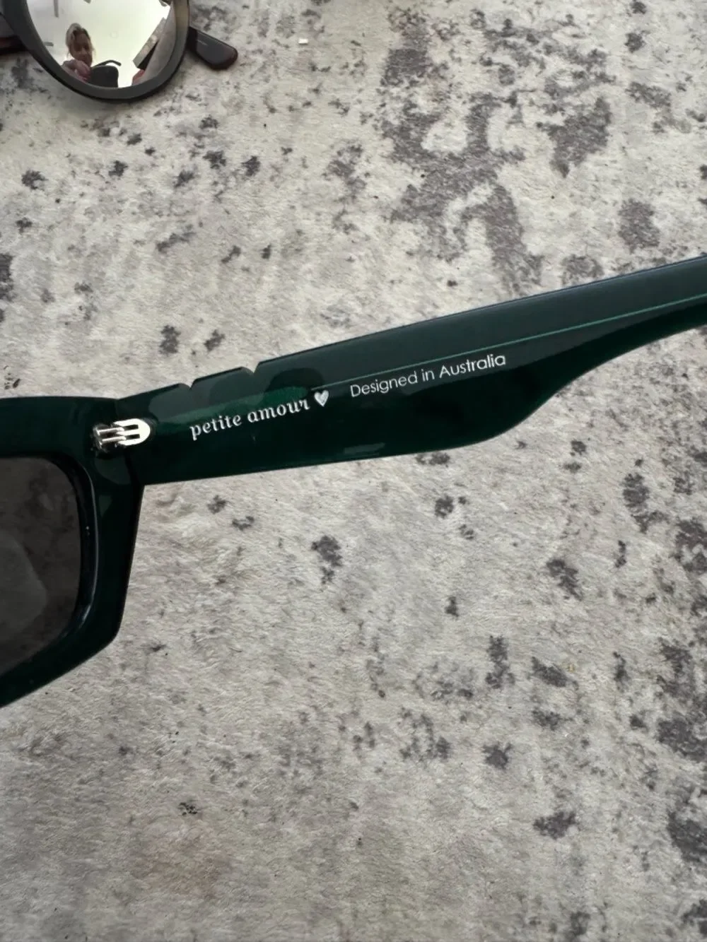 Petite Amour Sunglasses Green Frame - LIKE NEW - Womens Sunglass